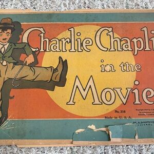 Charlie Chaplin In The Movies (Code No. 316) Comic Book Strip 1917 Very Scarce